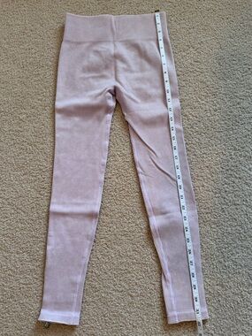 Source Unknown Ribbed High-Waist Leggings - Lavender